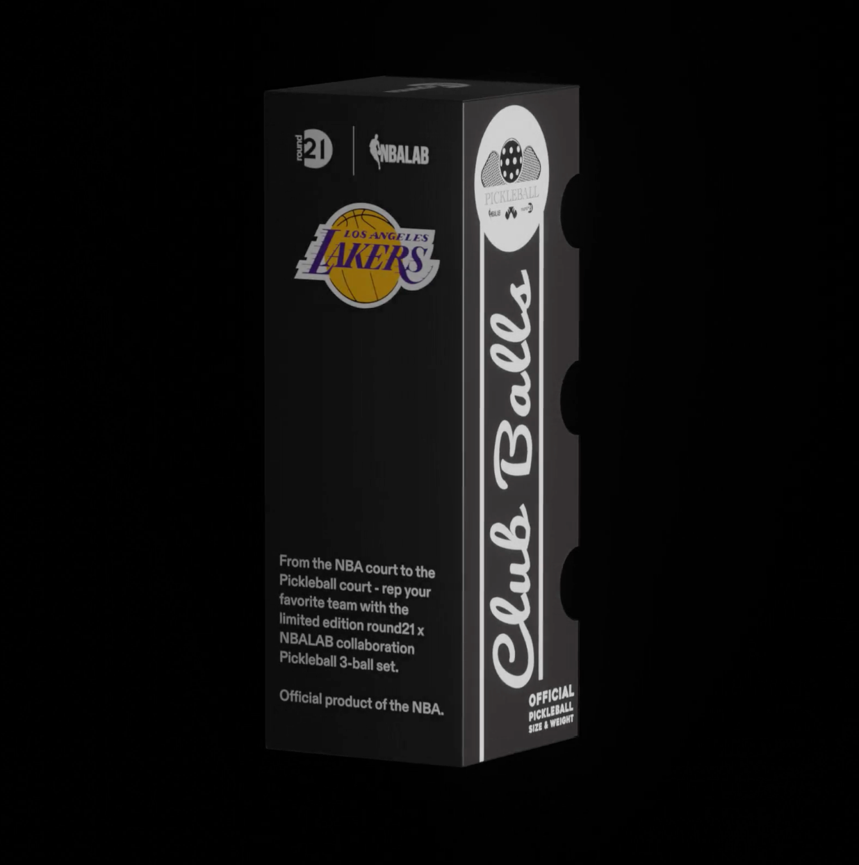 NBA Lakers Pickleball 3-Ball Set